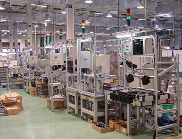 Lock assembly test line