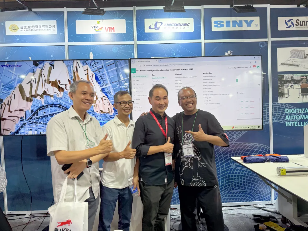INDO INTERTEX 2025 | SUNRISE's full-chain intelligent manufacturing solution made its debut at the Indonesia International Exhibition