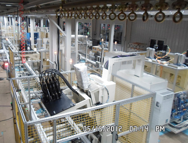 Car seat assembly line